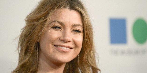 Ellen Pompeo arrives at the 2013 MOCA Gala celebrating the opening of the Urs Fischer exhibition at MOCA on Saturday, April 20, 2013 in Los Angeles. (Photo by Richard Shotwell/Invision/AP)
