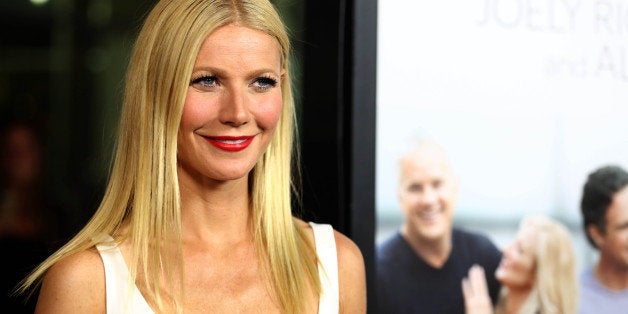 Gwyneth Paltrow arrives at the premiere of "Thanks for Sharing" at the ArcLight Hollywood on Monday, Sept. 16, 2013 in Los Angeles. (Photo by Matt Sayles/Invision/AP)