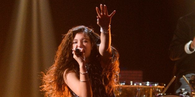 Lorde performs at the iHeartRadio Music Festival on Saturday, Sept. 20, 2014, in Las Vegas. (Photo by Al Powers/Powers Imager