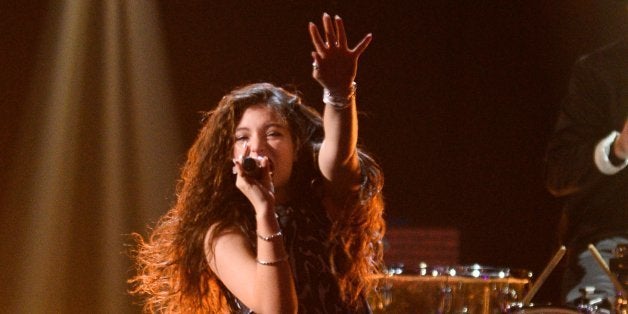 Lorde performs at the iHeartRadio Music Festival on Saturday, Sept. 20, 2014, in Las Vegas. (Photo by Al Powers/Powers Imagery/Invision/AP)