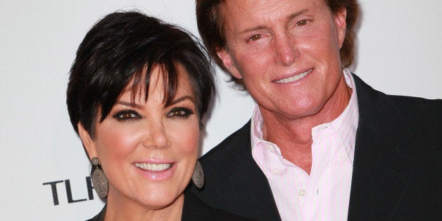 LOS ANGELES, CA - APRIL 07: TV personalities Kris Jenner (L) and husband Bruce Jenner attend the Bravada International launc