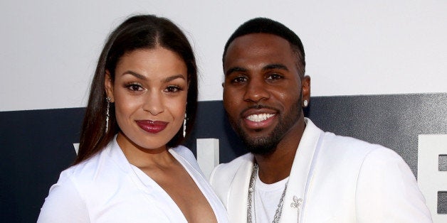 INGLEWOOD, CA - AUGUST 24: Singers Jordin Sparks (L) and Jason Derulo attend the 2014 MTV Video Music Awards at The Forum on August 24, 2014 in Inglewood, California. (Photo by Christopher Polk/Getty Images for MTV)