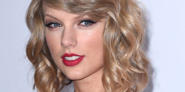 LAS VEGAS, NV - SEPTEMBER 19: Taylor Swift poses at the 2014 iHeartRadio Music Festival - Night 1 - Press Room at MGM Grand Garden Arena on September 19, 2014 in Las Vegas, Nevada. (Photo by Steve Granitz/WireImage)