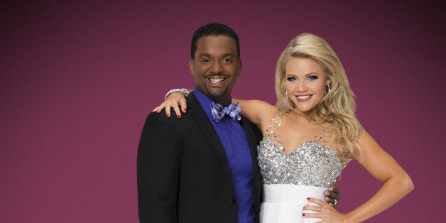 DANCING WITH THE STARS - ALFONSO RIBEIRO & WITNEY CARSON - The stars grace the ballroom floor for the first time on live national television with their professional partners during the two-hour season premiere of 'Dancing with the Stars,' which airs MONDAY, SEPTEMBER 15 (8:00-10:01 p.m., ET) on the ABC Television Network. One couple will be eliminated on the 'Dancing with the Stars' results show the following day, on TUESDAY, SEPTEMBER 16 (8:00-9:00 p.m., ET). Actor, television director, host and voice-over artist. Alfonso Ribeiro partners with Witney Carson. (Photo by Craig Sjodin/ABC via Getty Images) 