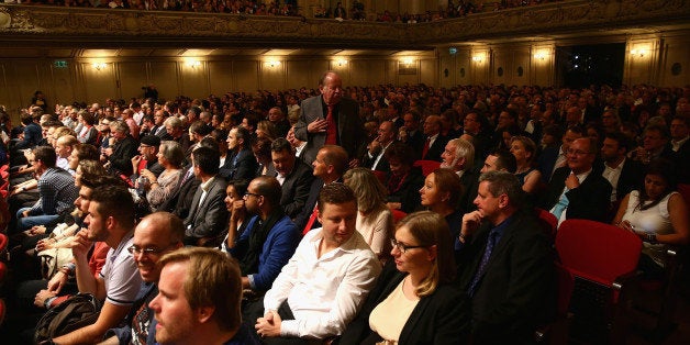 ZURICH, SWITZERLAND - OCTOBER 01: A general view during the 'Film Musik Wettbewerb' during Day 7 of Zurich Film Festival 2014 on October 1, 2014 in Zurich, Switzerland. (Photo by Vittorio Zunino Celotto/Getty Images for ZFF)