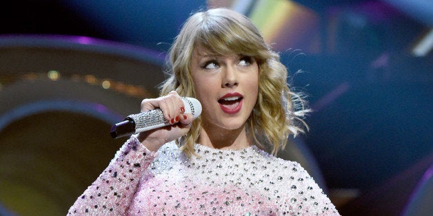 LAS VEGAS, NV - SEPTEMBER 19: Recording artist Taylor Swift performs onstage during the 2014 iHeartRadio Music Festival at the MGM Grand Garden Arena on September 19, 2014 in Las Vegas, Nevada. (Photo by Kevin Mazur/WireImage)