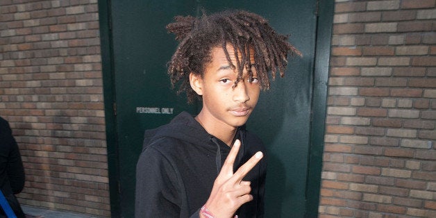 STUDIO CITY, CA - SEPTEMBER 04: Jaden Smith arrives for China Anne McClain's Sweet 16 Birthday Bash at CBS Studios - Radford