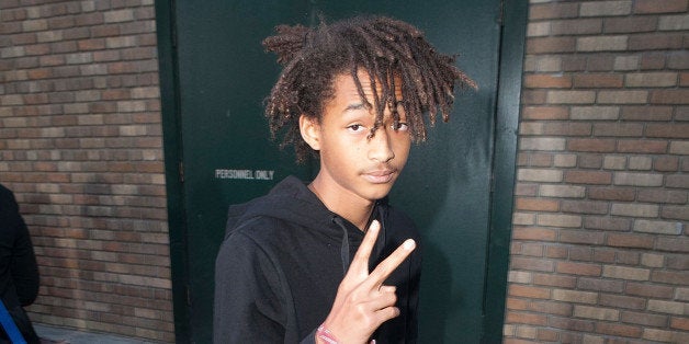 STUDIO CITY, CA - SEPTEMBER 04: Jaden Smith arrives for China Anne McClain's Sweet 16 Birthday Bash at CBS Studios - Radford on September 4, 2014 in Studio City, California. (Photo by Gabriel Olsen/FilmMagic)