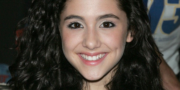 Actress Ariana Grande from the Broadway Cast of 13 visits Planet Hollywood on October 30, 2008 in New York City. (Photo by Ji