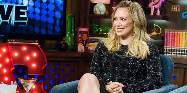 WATCH WHAT HAPPENS LIVE -- Pictured: Hilary Duff -- (Photo by: Charles Sykes/Bravo/NBCU Photo Bank via Getty Images)