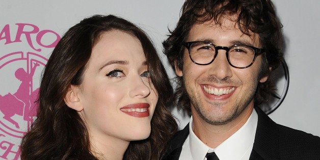 BEVERLY HILLS, CA - OCTOBER 11: Actress Kat Dennings and singer Josh Groban attend the 2014 Carousel of Hope Ball at The Bev