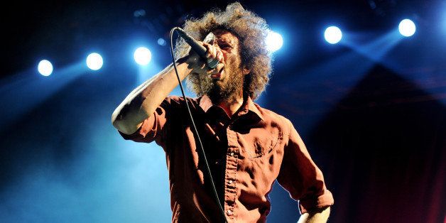 LOS ANGELES, CA - JULY 30: Singer Zack de la Rocha of Rage Against the Machine performs at L.A. Rising at the L.A. Memorial Coliseum on July 30, 2011 in Los Angeles, California. (Photo by Kevin Winter/Getty Images)