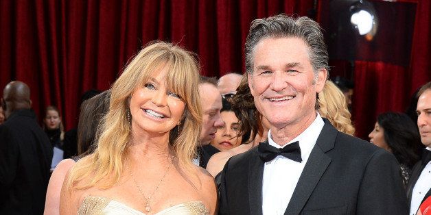 HOLLYWOOD, CA - MARCH 02: Actors Goldie Hawn (L) and Kurt Russell attend the Oscars held at Hollywood & Highland Center on March 2, 2014 in Hollywood, California. (Photo by Ethan Miller/WireImage)