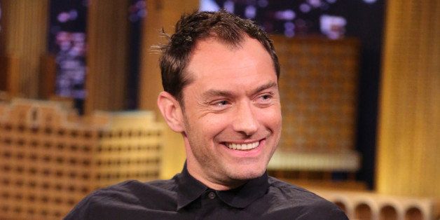 THE TONIGHT SHOW STARRING JIMMY FALLON -- Episode 0027 -- Pictured: Jude Law on March 25, 2014 -- (Photo by: Nathaniel Chadwick/NBC/NBCU Photo Bank via Getty Images)