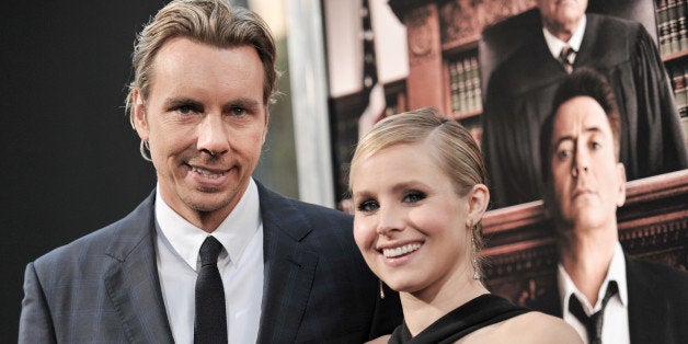 Dax Shepard, left, and Kristen Bell arrive at the LA Premiere OF "The Judge" on Wednesday, Oct 1, 2014, in Beverly Hills, Calif. (Photo by Richard Shotwell/Invision/AP)