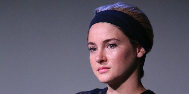 NEW YORK, NY - OCTOBER 16: Shailene Woodley attends the Apple Store Soho Presents: Meet the Filmmakers: Director Gregg Araki and actor Shailene Woodley of ' White Bird in a Blizzard' at Apple Store Soho on October 16, 2014 in New York City. (Photo by Manny Carabel/FilmMagic)