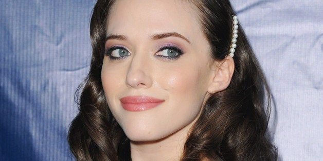 WEST HOLLYWOOD, CA - JULY 17: Actress Kat Dennings arrives at the CBS, The CW, Showtime & CBS Television Distribution 2014 T