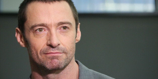 NEW YORK, NY - OCTOBER 14: Hugh Jackman attends the meet & greet for 'The River' at their rehearsal studio on October 14, 20