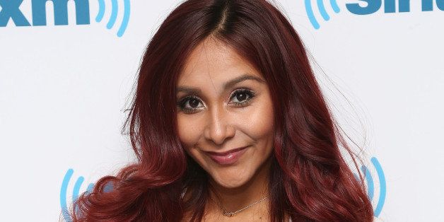 NEW YORK, NY - OCTOBER 27: TV personality Nicole Polizzi visits the SiriusXM Studios on October 27, 2014 in New York City. (Photo by Taylor Hill/Getty Images)