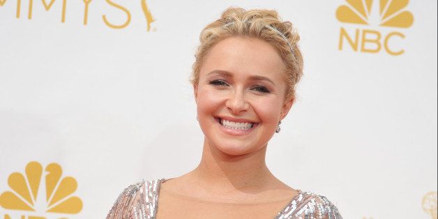 Hayden Panettiere arrives at the 66th Annual Primetime Emmy Awards at the Nokia Theatre L.A. Live on Monday, Aug. 25, 2014, in Los Angeles. (Photo by Richard Shotwell/Invision/AP)