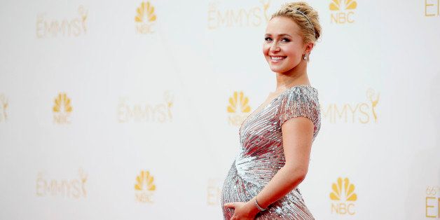 Hayden Panettiere arrives at the 66th Primetime Emmy Awards at the Nokia Theatre L.A. Live on Monday, Aug. 25, 2014, in Los Angeles. (Photo by Danny Moloshok/Invision for the Television Academy/AP Images)