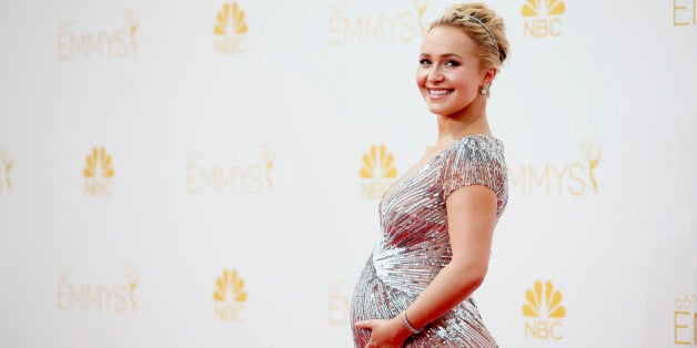 Hayden Panettiere arrives at the 66th Primetime Emmy Awards at the Nokia Theatre L.A. Live on Monday, Aug. 25, 2014, in Los A