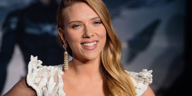 Scarlett Johansson arrives at the World Premiere of "Captain America: The Winter Soldier," at the El Capitan Theatre on Thursday, March 13, 2014, in Los Angeles. (Photo by Jordan Strauss/Invision/AP)