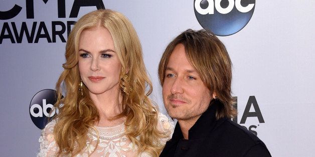 NASHVILLE, TN - NOVEMBER 05: Nicole Kidman and Keith Urban attend the 48th annual CMA Awards at the Bridgestone Arena on November 5, 2014 in Nashville, Tennessee. (Photo by Larry Busacca/Getty Images)