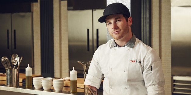 TOP CHEF -- Season:12 -- Pictured: Aaron Grissom -- (Photo by: Tommy Garcia/Bravo/NBCU Photo Bank via Getty Images)
