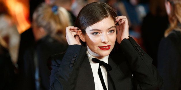 LONDON, ENGLAND - NOVEMBER 10: Lorde attends the World Premiere of 'The Hunger Games: Mockingjay Part 1' at Odeon Leicester Square on November 10, 2014 in London, England. (Photo by Tim P. Whitby/Getty Images)
