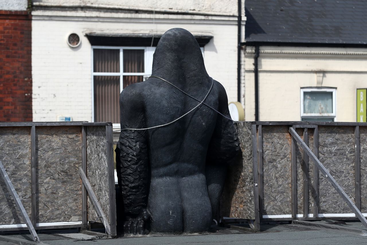 The view that greets residents of Emperor Court when they leave their flat.