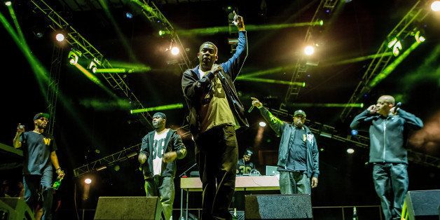 SEATTLE, WA - AUGUST 30: Wu-Tang Clan performs at the Bumbershoot Music and Arts Festival on August 30, 2014 in Seattle, Washington. (Photo by Suzi Pratt/FilmMagic)
