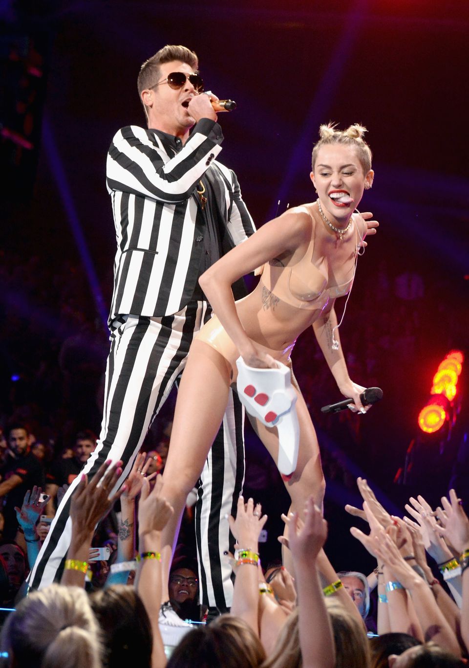 August 2013 - Twerking On Robin Thicke At The VMAs