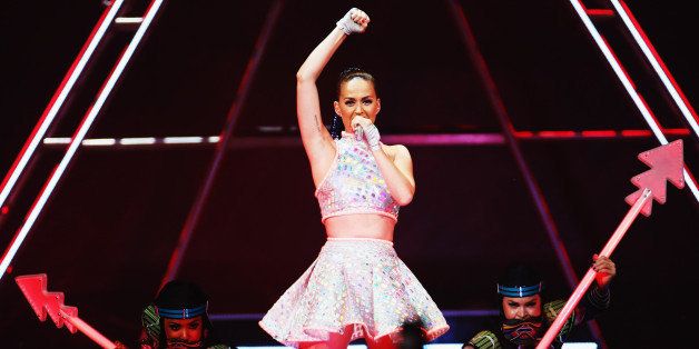 SYDNEY, AUSTRALIA - NOVEMBER 21: Katy Perry performs live at Allphones Arena on November 21, 2014 in Sydney, Australia. (Photo by Don Arnold/WireImage)