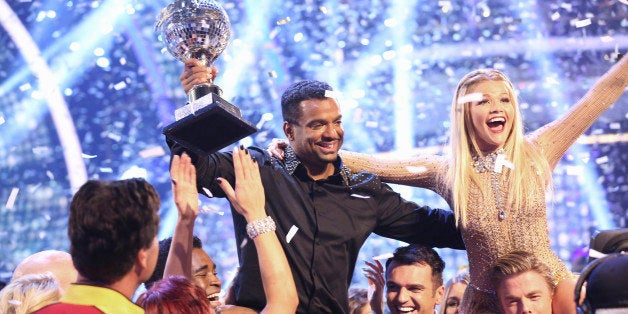 DANCING WITH THE STARS - 'Episode 1911A' - At the end of the night, Alfonso Ribeiro and Witney Carson were crowned the Season 19 Champions, on the Season Finale of 'Dancing with the Stars,' TUESDAY, NOVEMBER 25 (9:00-11:00 p.m., ET), on ABC. (Photo by Adam Taylor/ABC via Getty Images)