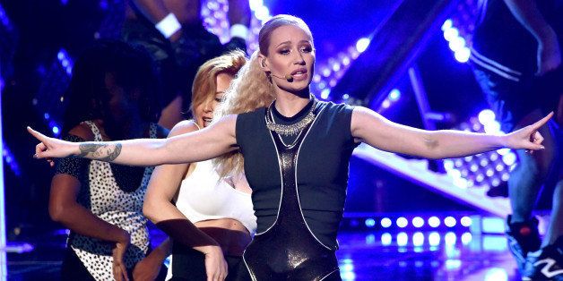 LOS ANGELES, CA - NOVEMBER 23: Recording artist Iggy Azalea performs onstage at the 2014 American Music Awards at Nokia Theatre L.A. Live on November 23, 2014 in Los Angeles, California. (Photo by Kevin Winter/Getty Images)