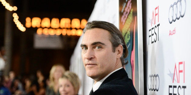 Actor Joaquin Phoenix attends the gala screening of the feature film "Inherent Vice" during the 2014 AFI Fest at The Egyptian Theatre on Saturday, Nov. 8, 2014 in Los Angeles. (Photo by Dan Steinberg/Invision/AP Images)