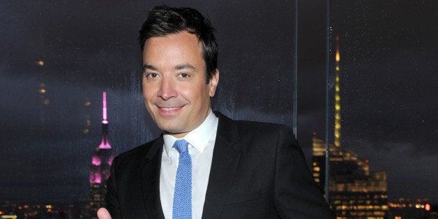 IMAGE DISTRIBUTED FOR TISHMAN SPEYER - The Tonight Show host Jimmy Fallon attends the opening of the historic Rainbow Room at 30 Rockefeller Plaza, Wednesday, Oct. 1, 2014 in New York. (Photo by Diane Bondareff/Invision for Tishman Speyer/AP Images)