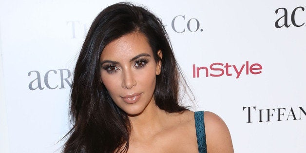 NEW YORK, NY - DECEMBER 10: Kim Kardashian attends ACRIA's 19th Annual Holiday Dinner Benefit at Skylight Modern on Decembe