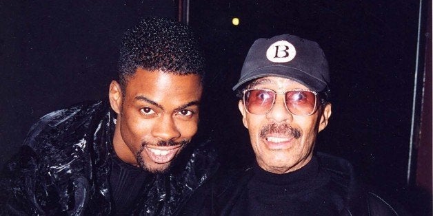 Chris Rock & Richard Pryor during 1997 Chris Rock Live at Universal Studios in Hollywood, California, United States. (Photo by Jeff Kravitz/FilmMagic, Inc)