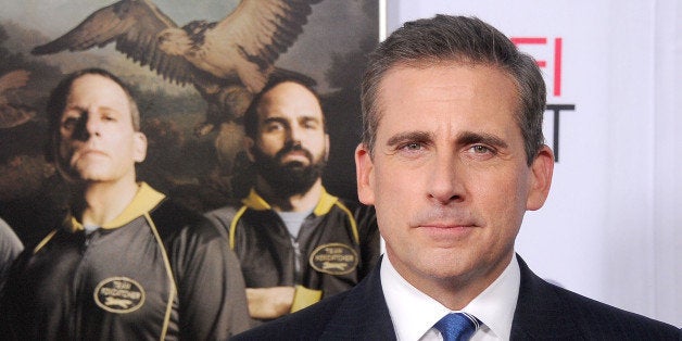 HOLLYWOOD, CA - NOVEMBER 13: Actor Steve Carell arrives at the AFI FEST 2014 Presented By Audi - Closing Night Gala Premiere of 'Foxcatcher' at Dolby Theatre on November 13, 2014 in Hollywood, California. (Photo by Gregg DeGuire/WireImage)