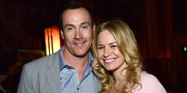 WESTWOOD, CA - APRIL 09: Chris Klein and Laina Rose attend the after party of Screen Media Films' premiere of 'Authors Anonymous' at on April 9, 2014 in Westwood, California. (Photo by Araya Diaz/Getty Images)