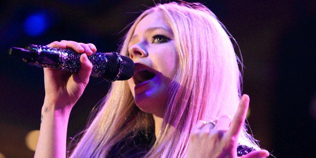 Avril Lavigne performs in concert during the Mix 106.5 Mistletoe Meltdown at SECU Arena Towson University on Friday, Dec. 13,