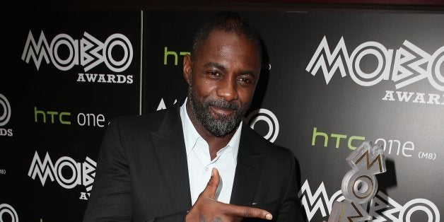 LONDON, ENGLAND - SEPTEMBER 23: Actor Idris Elba attends the MOBO Awards nominations launch at Ronnie Scott's Jazz Club on S