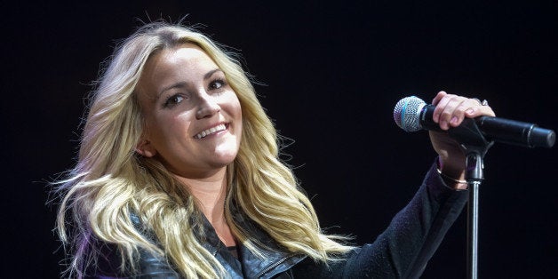 LUBBOCK, TX - NOVEMBER 16: Jamie Lynn Spears opens for Alabama at United Supermarkets Arena on November 16th, 2014 in Lubbock, Texas. (Photo by John Weast/Getty Images)