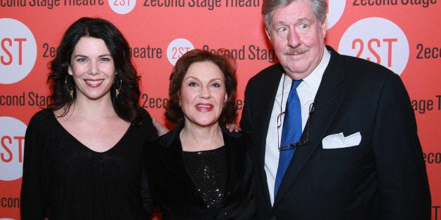 NEW YORK - JANUARY 08: (L-R) Actors Lauren Graham, Kelly Bishop and Edward Herrmann attend the opening night after party for 'Becky Shaw' at Spanky's on January 8, 2009 in New York City. (Photo by Neilson Barnard/Getty Images)