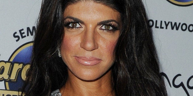 Teresa Giudice appears at Pangea Nightclub at the Seminole Hard Rock Hotel and Casino on Saturday, August 11, 2013 in Hollywood, Florida. (Photo by Jeff Daly/Invision/AP)