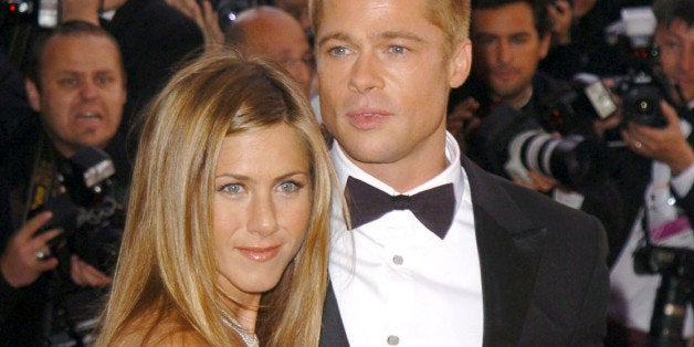 Jennifer Aniston and Brad Pitt (Photo by George Pimentel/WireImage)