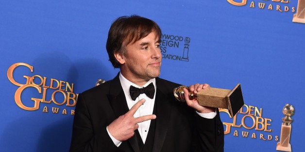 Richard Linklater poses in the press room with the award for best director for âBoyhoodâ at the 72nd annual Golden Globe Awards at the Beverly Hilton Hotel on Sunday, Jan. 11, 2015, in Beverly Hills, Calif. (Photo by Jordan Strauss/Invision/AP)