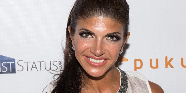 WOODBURY, NY - JULY 21: Tevevision Personality Teresa Giudice attends the White Party hosted by Dina Manzo and Teresa Giudice at Woodbury Country Club on July 21, 2014 in Woodbury, New York. (Photo by Mike Pont/Getty Images)